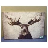 MOOSE CANVAS WALL ART