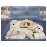 TUB WITH CRAFT LACE AND TRIMS