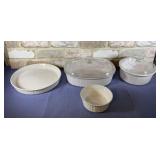 (4 PCS) CORNING WARE BOWLS & BAKING DISHES -
