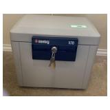 SENTRY 1170 FIRE RESISTANT BOX SAGE WITH KEY