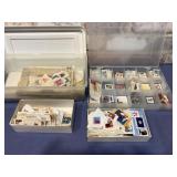 (2 TUBS) VINTAGE STAMPS