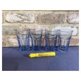 (4 PCS) LIBBY GIBRALTER  GLASS TUMBLERS
