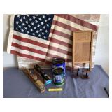 BOX LOT: ASSORTED VINTAGE ITEMS -PECAN CRACKER,