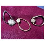 (3 PCS) VINTAGE LADIES WATCHES - 1 GRUEN,