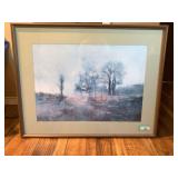 FRAMED & MATTED FARM PRINT