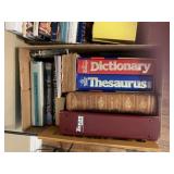 BOX LOT: ASSORTED RESOURCE BOOKS - DICTIONARIES,
