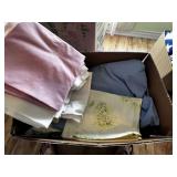 (3 BOXES) ASSORTED SHEETS, PILLOWCASES, PILLOW