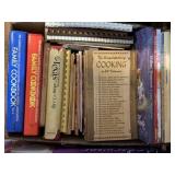 BOX LOT: LARGE ASSORTMENT OF COOKBOOKS