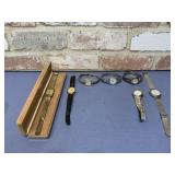 TUB WITH 7  LADIES WATCHES - 3 TIMEX, 1 CITIZEN,