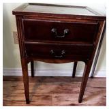 VINTAGE WOODEN SEWING MACHINE CABINET