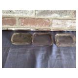 (3 PCS) VINTAGE GLASS PAPERWEIGHTS -