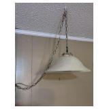 PENDANT LIGHT FIXTURE WITH OPAQUE SHADE