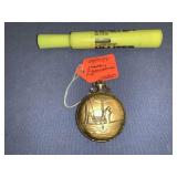 VNTG MATTE GOLD PLATED ANDRE RIVALLE POCKET WATCH