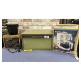 VNTG METAL BREAD BOX , FRY BABY, & PROCTOR -