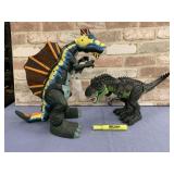 2 PC DRAGON & DINOSAUR TOYS