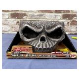 ANIMATED HALLOWEEN SKULL CANDY BOWL