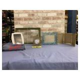 ASSORTED FRAMES & 2 VNTG POSTERS