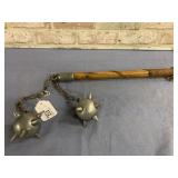 REPLICA OF A MEDIEVAL FLAIL " MORNING STAR WEAPON"