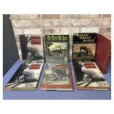 BOX OF TRAIN RELATED BOOKS