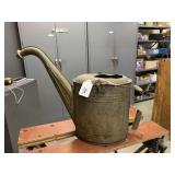 GALVANIZED METAL VNTG WATERING CAN