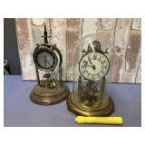 2 PCS VNTG GERMAN ANNIVERSARY CLOCKS