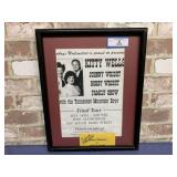 AUTOGRAPHED KITTY WELLS PROMOTIONAL AD
