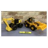 2 PC CATERPILLAR (CAT) FRONT LOADER TOYS