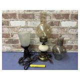 2 PC VICTORIAN STYLE PARLOR  LAMPS