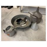 VNTG GALVANIZED AUTOMOTIVE CONTAINERS & FUNNELS