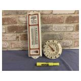 2 PC VNTG ADVERTISING THERMOMETERS