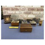 COLLECTION OF. MUSIC/TRINKET BOXES