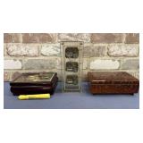 COLLECTION OF MUSIC BOXES - ALL WORKING