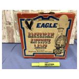 VNTG AMERICAN EAGLE ANTIQUE LAMP IN ORIG BOX-