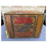 PEPSI COLA WOODEN ADVERTISING / STORAGE BOX