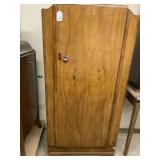 VNTG MCM STYLE WALNUT WARDROBE /ARMOIRE