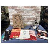 VIOLIN STAND AND SELECTION OF VIOLIN/FIDDLE