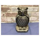 PAIR OF VNTG OWL BOOKENDS ( CHALKWARE)