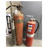 2 PC FIRE EXTINGUISHERS