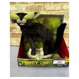 GERMANY ANIMATED FRAIDY CAT HALLOWEEN DECORATION &