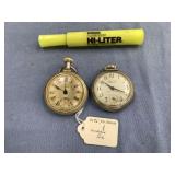 2 PC VNTG WESTCLOX POCKET WATCHES
