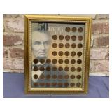 COLLECTION OF 50 YEARS LINCOLN CENTS