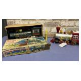 2 PCS- TOY TRAINS; ONE IN ORIGINAL BOX (ROUGH)