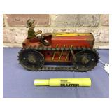 VNTG MARX TIN LITHOGRAPH WIND UP TRACTOR -