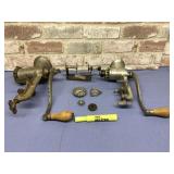COLLECTION OF VNTG MEAT GRINDERS