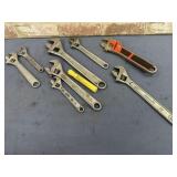 SELECTION OF ASST CRESCENT WRENCHES