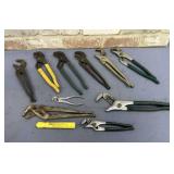 SELECTION OF ASST TONGUE AND GROOVE PLIERS