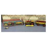 SCHYLLING TRACTOR & TRAILER WIND UP TOY