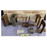COLLECTION OF ASST BOOK ENDS