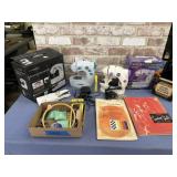 2 SEWING MACHINES  & BOX OF ACCESSORIES AND