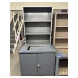 2 PCS; ENCLOSED 2 DOOR CABINET BASE WITH 3 TIER